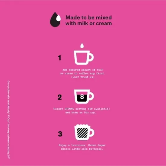 The Get Down Coffee Co. Premium Brown Sugar Banana Flavored Espresso Roast Coffee Pods - 20ct image {4}