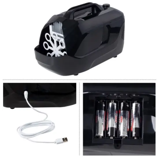 Portable Bubble Machine - High Output 2-Speed Blower Creates Bubbles by Toy Time image {2}