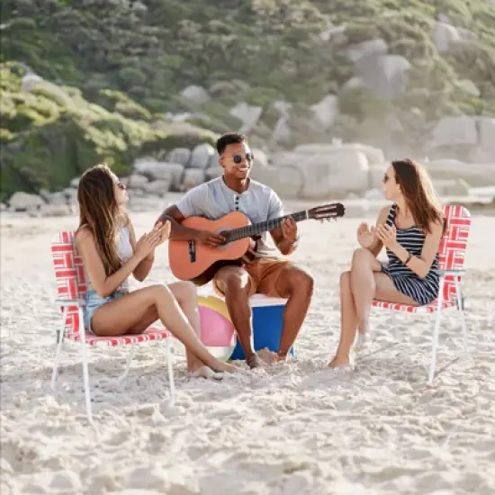 Karl Home Patio Metal Beach Chair(Set of 2) image {6}