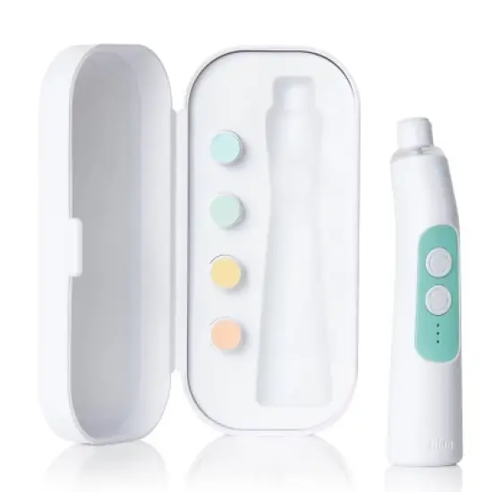 Frida Baby Electric Nail Buffer - Baby Nail File, Nail Clippers + Trimmer Kit - 4 Buffer Pads, LED Light + Case image {3}