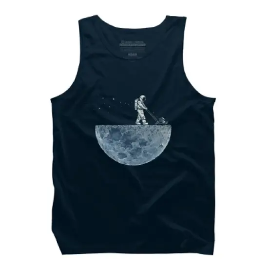 Men's Design By Humans Mown By Buko Tank Top image {5}