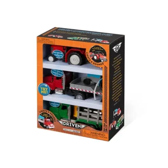Driven Small Toy Countryside Hauler Micro Fleet - 3pk image {1}