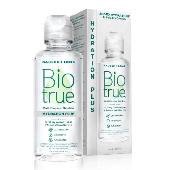 Biotrue Hydration Plus Contact Solution for Hydrating Lens Care - 4 fl oz image {7}
