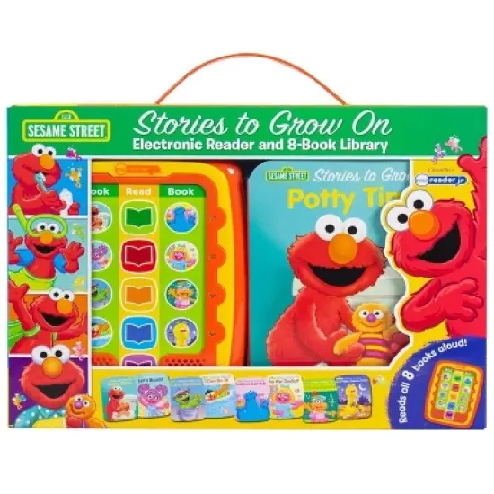 Pi Kids Sesame Street Sesame Stories to Grow On Electronic Me Reader Jr. 8-Book Library Boxed Set image {1}