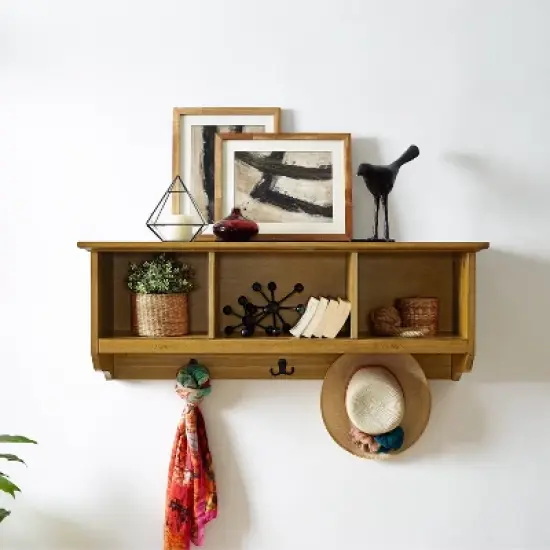 Brennan Entryway Wall Mounted Coat Rack - Crosley image {5}
