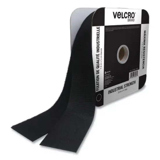 VELCRO Brand Industrial Strength Heavy-Duty Fasteners, 2" x 25 ft, Black image {3}