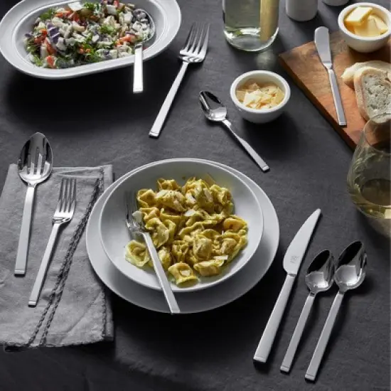 ZWILLING Squared 45-pc 18/10 Stainless Steel Flatware Set image {1}