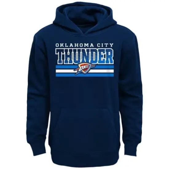 NBA Oklahoma City Thunder Boys' Poly Hooded Sweatshirt image {1}