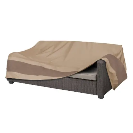 Duck Covers Brown Elegant Waterproof Patio Sofa Cover image {1}