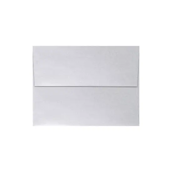 LUX A7 Invitation Envelopes 5 1/4 x 7 1/4 50/Box Silver Metallic 5380-06-50 image {3}