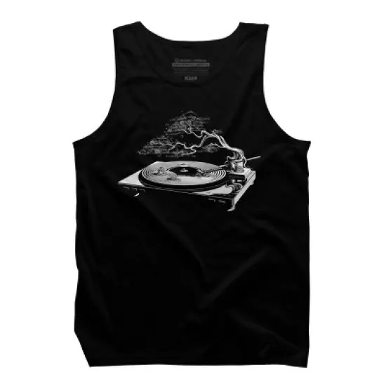 Men's Design By Humans The Sound of Zen By EranFowler Tank Top image {4}