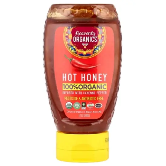 Heavenly Organics 100% Organic Hot Honey, 12 oz (340 g) image {4}
