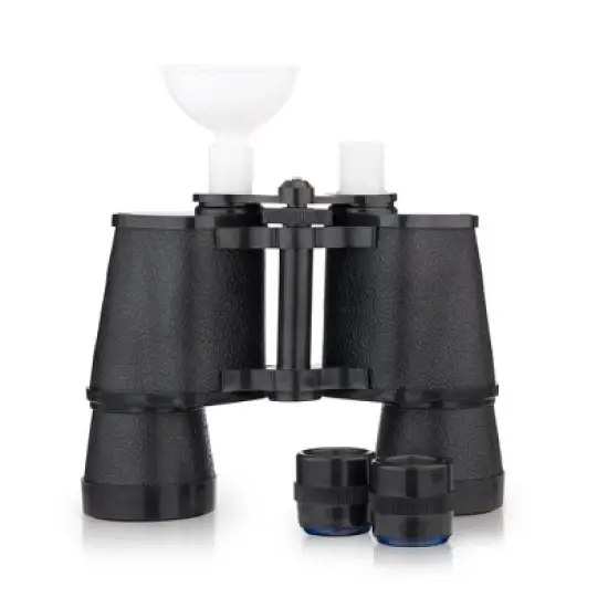 True Binocular Flask - Gameday Hidden Flask -  Secret Alcohol Container - Black Secret Flask 16oz Set of 1 image {8}