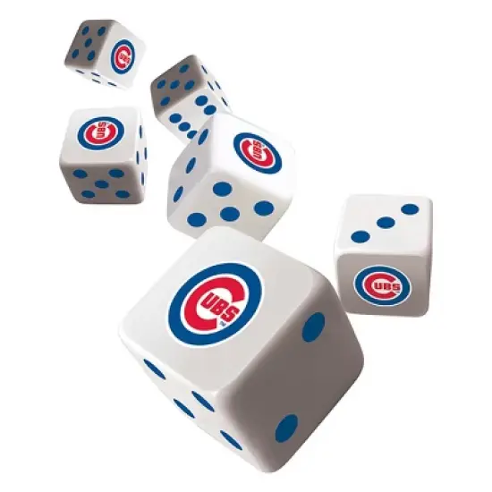 MasterPieces Officially Licensed MLB Chicago Cubs 2-Pack Playing cards & Dice set for Adults image {3}