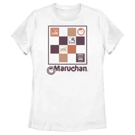 Women's Maruchan Checkered Logo T-Shirt image {3}