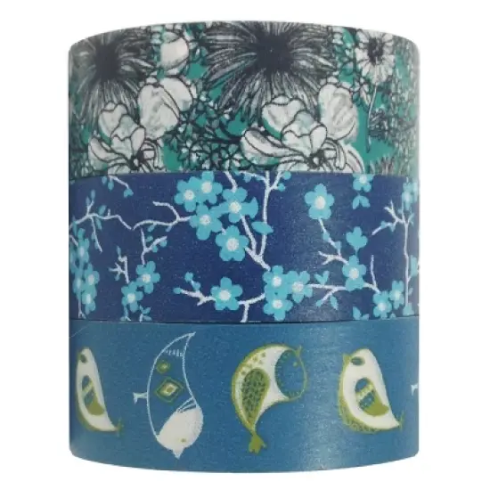 Wrapables Changing Seasons Japanese Washi Masking Tape (Set of 3) image {2}
