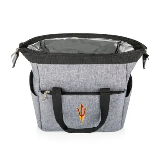 NCAA Arizona State Sun Devils On The Go Lunch Cooler - Gray image {1}