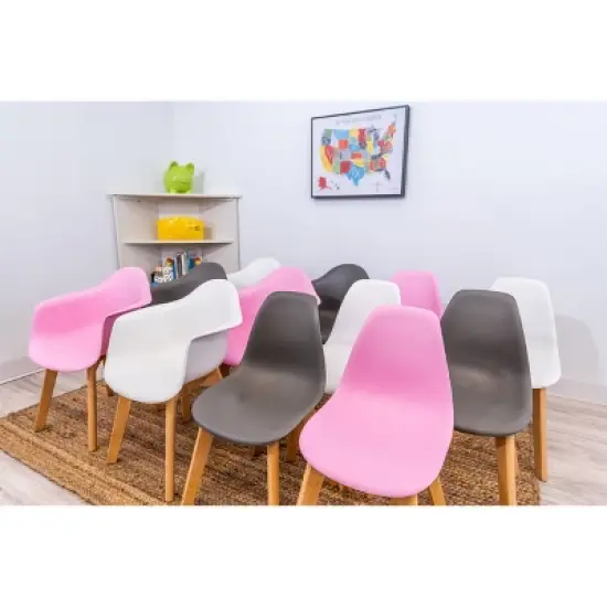 Set of 2 Kids' Chairs with Beech Legs - Gift Mark image {2}