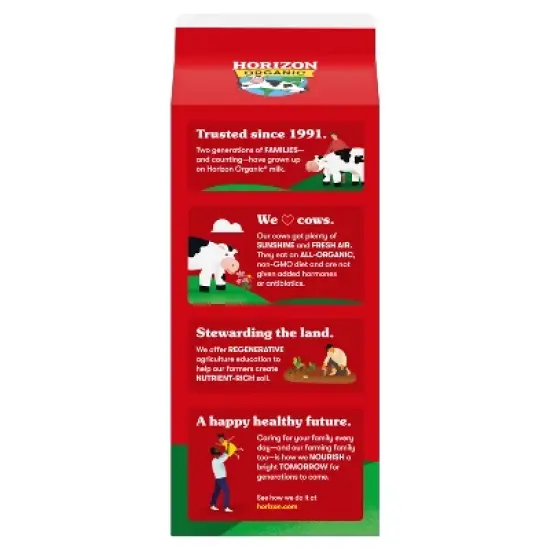 Horizon Organic Omega-3 Milk image {2}