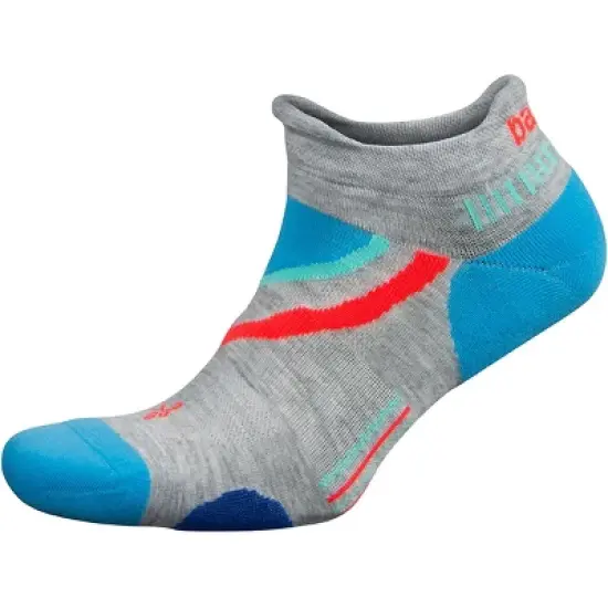 Balega UltraGlide No Show Running Socks - Midgray/Ethereal Blue image {2}
