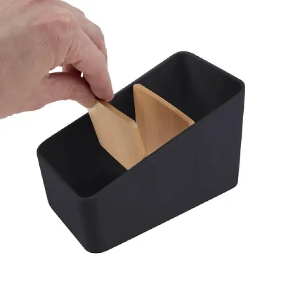 Thinkspace 3 Compartment Storage Black image {3}