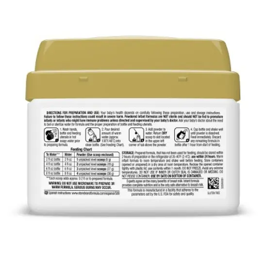 Sensitivity Premium Infant Formula with Iron Powder - 22.5oz - up & up&trade; image {3}