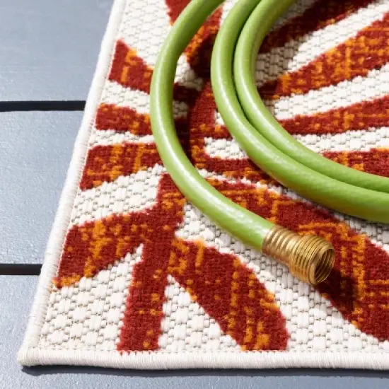 Cabana CBN814 Power Loomed Indoor/Outdoor Area Rug  - Safavieh image {3}