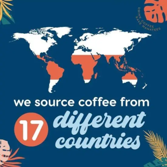 Manatee Gourmet Coffee Caribbean Delight Flavored Medium Roast Coffee Pods - 24ct image {3}