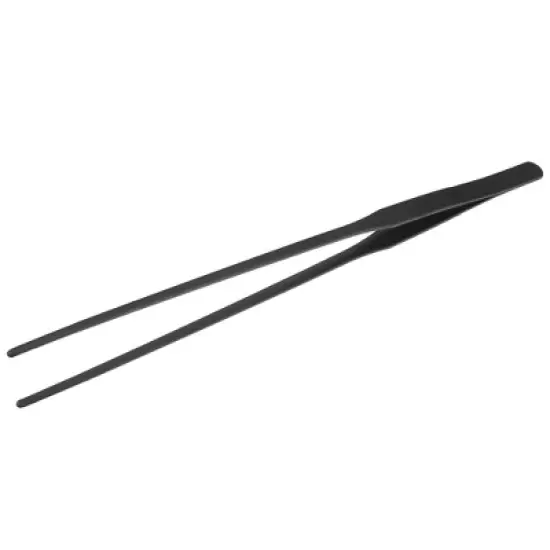 Unique Bargains Aquarium Tweezers Stainless Steel Tweezers for Plants Pets Black 1 Pcs image {7}
