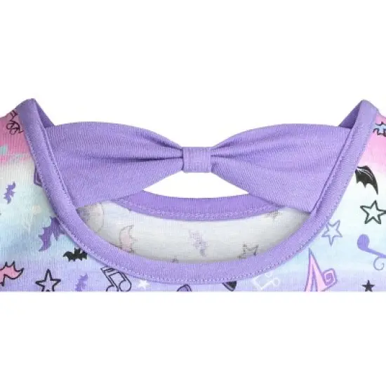 Disney Vampirina Toddler Girls Fashion Short Sleeve Dress Purple  image {6}