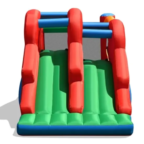 Costway Inflatable Bounce House 3-in-1 Dual Slides Jumping Castle Bouncer without Blower image {9}
