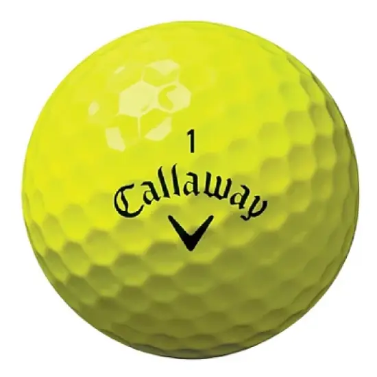 Callaway Supersoft Golf Balls 12pk - Yellow image {1}