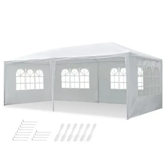Yescom 10' x 20' Party Wedding Tent Canopy White image {9}