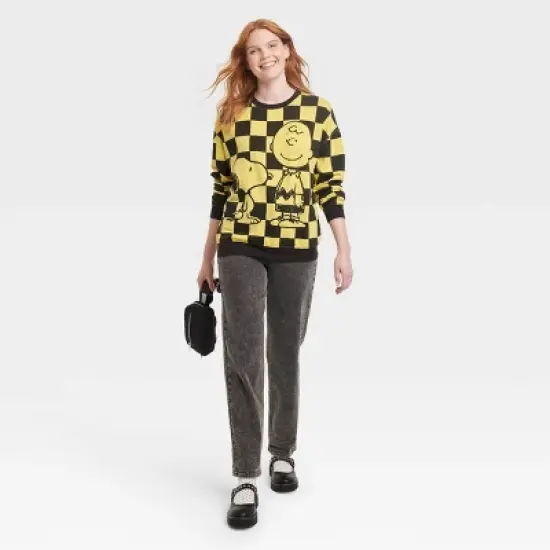 Women's Snoopy Cozy Graphic Sweatshirt - Yellow image {2}
