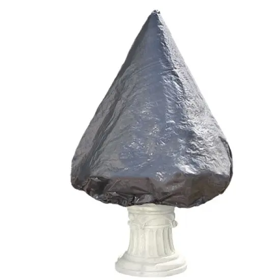 Sunnydaze Outdoor Weather-Resistant Medium Tiered Water Fountain Feature Protective Cover - Gray image {6}