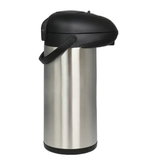 MegaChef 5 Liter Vacuum Insulated Stainless Steel Pump Cap Air Pot image {6}