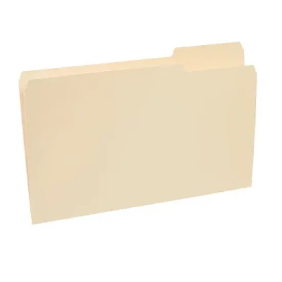 Staples Manila 3-Tab File Folders Legal Assorted Position 100/Box TR56680 image {4}