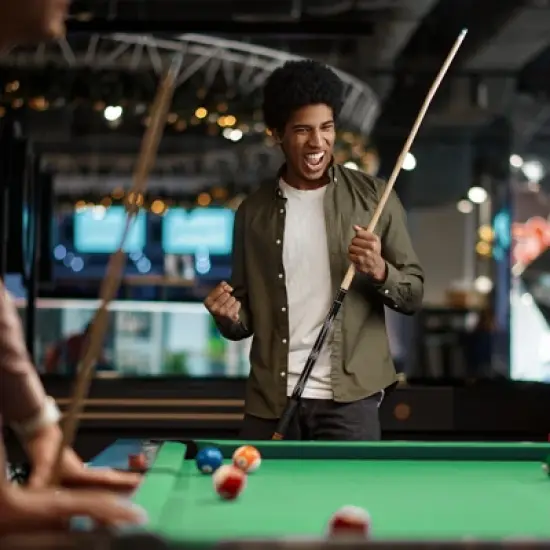 Unique Bargains Polyester Breathable Smooth Touch 3 Fingers Pool Gloves image {4}