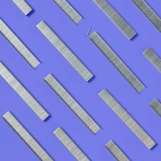 5000 Standard Staples - up&up&trade;: Staple Refills for Stapler, Metallic Silver, 5000 Count image {1}