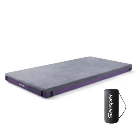 Sersper 4 Inch Outdoor Mattress for Camping and RV with Side Pocket,Waterproof,Portable,Folding image {1}