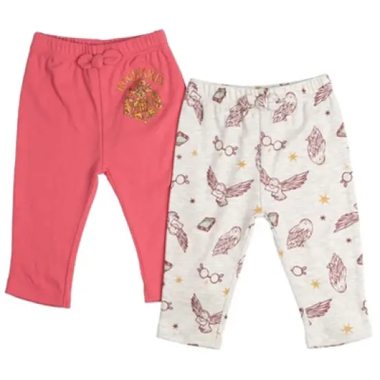 Harry Potter Hedwig Owl Baby Girls 2 Pack Pants Newborn to Toddler image {11}