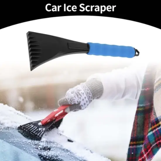 Unique Bargains Universal Car Ice Scraper SUV Snow Frost Remover for Car Truck RV Windscreen 1pc image {1}