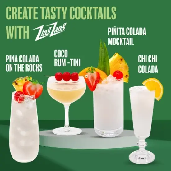 Zing Zang Pina Colada Mix - 32 fl oz Bottle image {6}