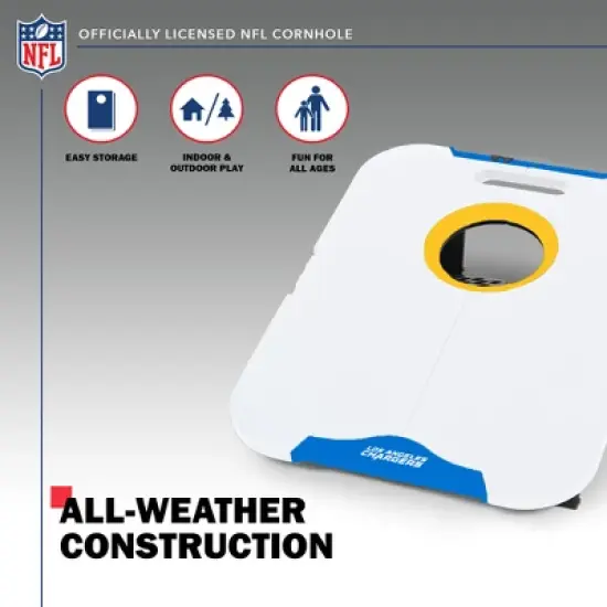 NFL Los Angeles Chargers All-Weather Travel Cornhole Set image {2}