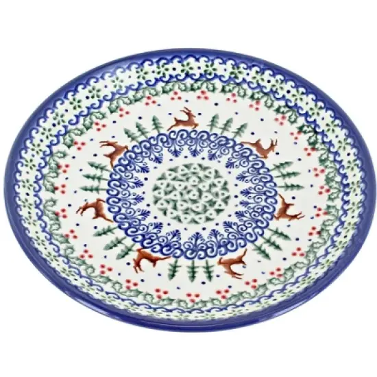 Blue Rose Polish Pottery Vena Dessert Plate image {13}