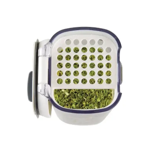 Progressive Prepworks Seasoning ProKeeper Storage Container, Set of 2, Clear image {2}