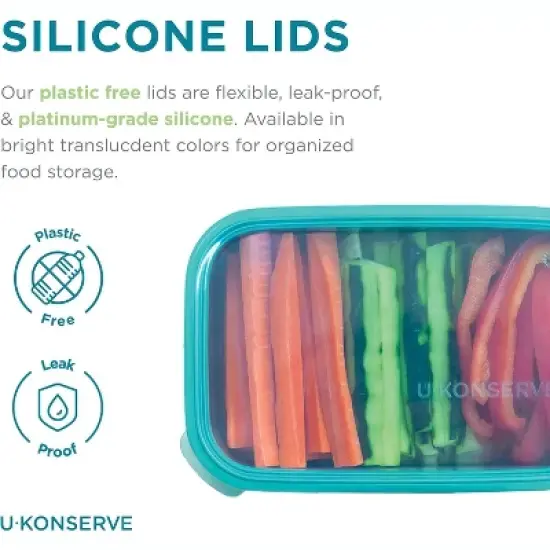 U Konserve Stainless Steel Leak Proof Food Storage Container - Rectangle image {3}