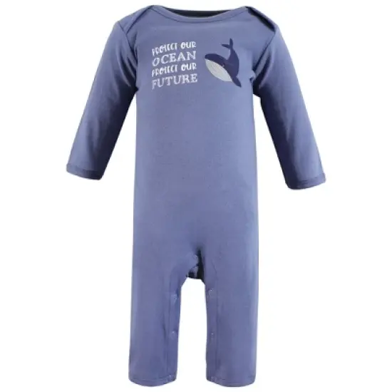 Touched by Nature Organic Cotton Coveralls, Ocean image {2}