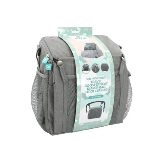 Multi-Use 3-in-1 Portable Travel Booster Seat and Bag, Travel Diaper Bag and Portable Booster Seat image {5}