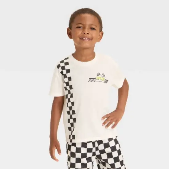 Grayson Mini Toddler Boys' Mesh Jersey T-Shirt - White image {4}